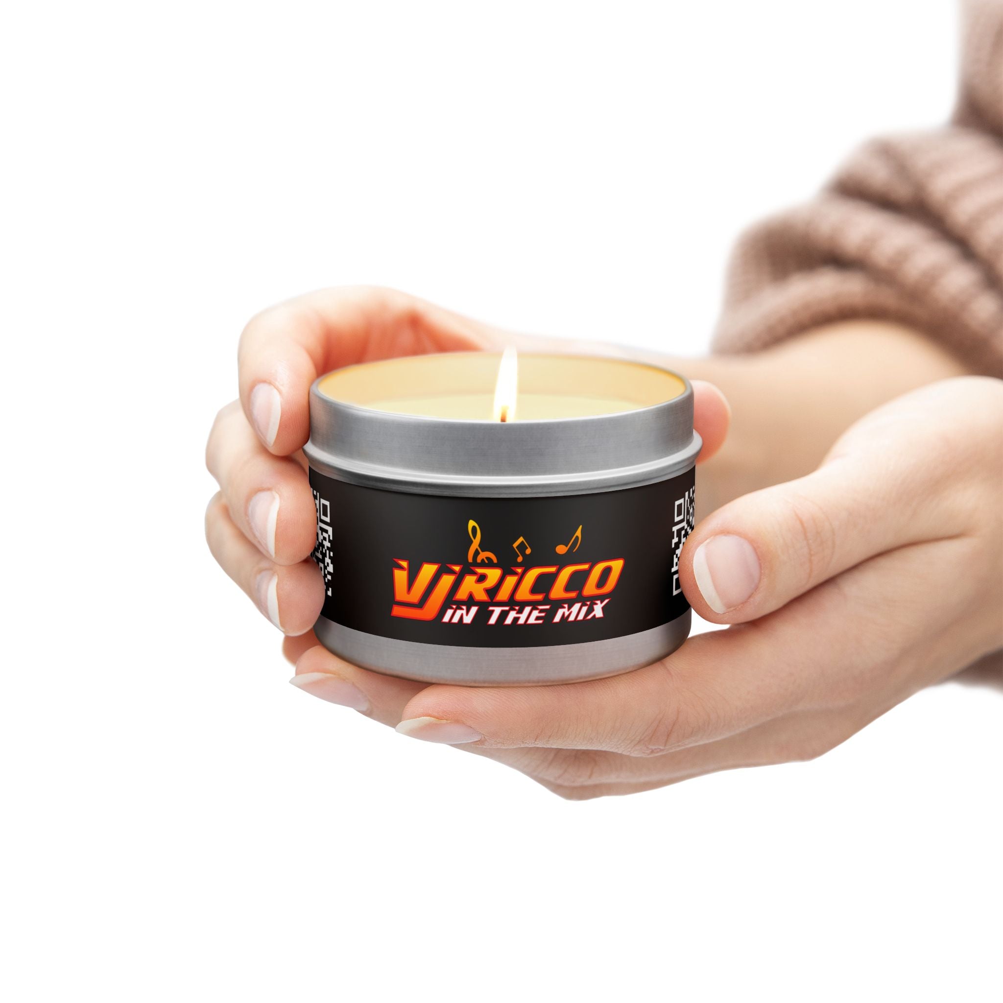"VJ Ricco" -Themed Tin Candle - Perfect for Relaxation and Gifting